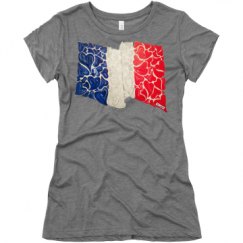 Ladies Slim Fit Super Soft Triblend Tee