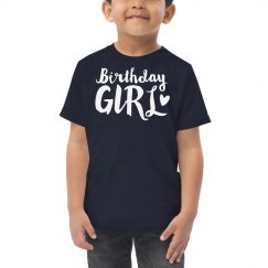 birthday girl toddler tee
