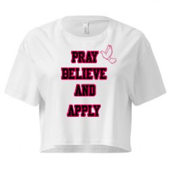 Ladies Festival Cali Crop Top Tee