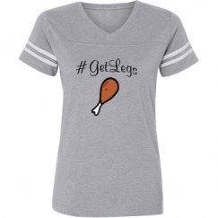 Ladies Relaxed Fit Vintage Sports Tee