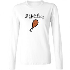 Ladies Relaxed Fit Basic Long Sleeve Tee