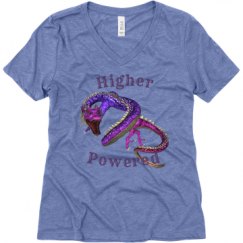 Ladies Relaxed Fit Super Soft Triblend V-Neck Tee