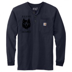 Unisex Carhartt Long Sleeve Henley Tee