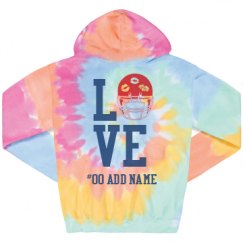 Unisex Tie-Dye Fleece Hoodie