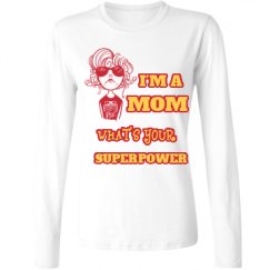 Ladies Relaxed Fit Basic Long Sleeve Tee