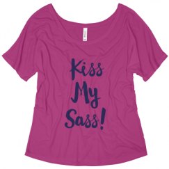 Ladies Flowy Slouchy Tee