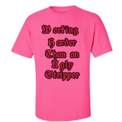 Unisex Ultra Cotton Safety Neon Crewneck Tee