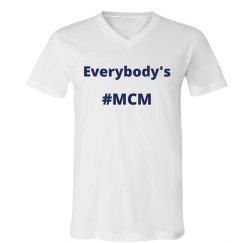 Men V-Neck Canvas Tee