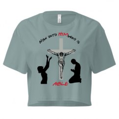 Ladies Festival Cali Crop Top Tee