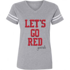 Ladies Relaxed Fit Vintage Sports Tee