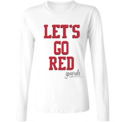 Ladies Relaxed Fit Basic Long Sleeve Tee