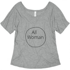 Ladies Flowy Slouchy Tee