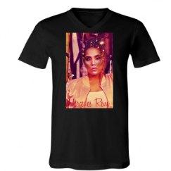 Unisex V-Neck Jersey Tee