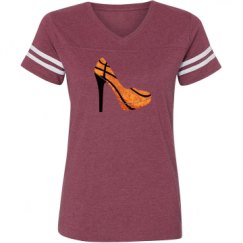 Ladies Relaxed Fit Vintage Sports Tee