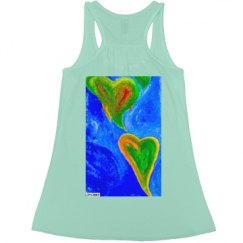 Ladies Flowy Racerback Tank