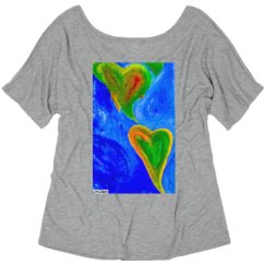 Ladies Flowy Slouchy Tee