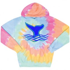 Unisex Tie-Dye Fleece Hoodie