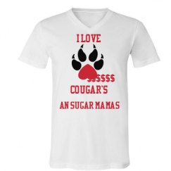 Unisex V-Neck Jersey Tee