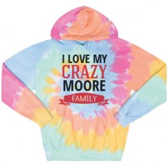 Unisex Tie-Dye Fleece Hoodie