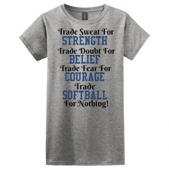 Trade softball for nothing!