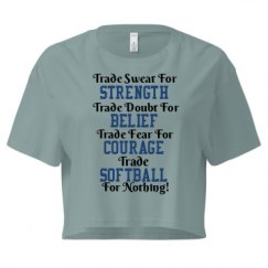 Ladies Festival Cali Crop Top Tee