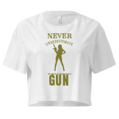 Ladies Festival Cali Crop Top Tee