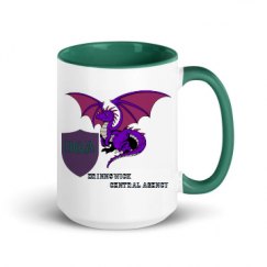 15oz Ceramic Mug with Color Inside