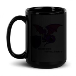 15oz Black Glossy Mug