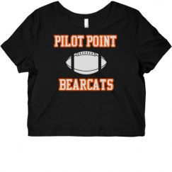 Ladies Slim Fit Crop Top Tee