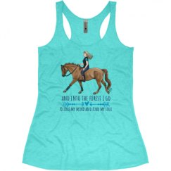 Ladies Slim Fit Super Soft Racerback Triblend Tank