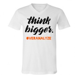 Unisex V-Neck Jersey Tee