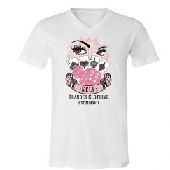 Self Branded Cards Pink White