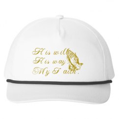 Snapback Five-Panel Rope Hat