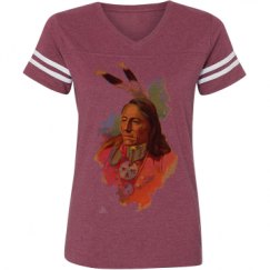 Ladies Relaxed Fit Vintage Sports Tee