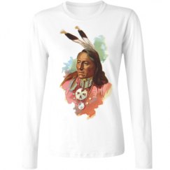 Ladies Relaxed Fit Basic Long Sleeve Tee