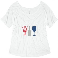 Ladies Flowy Slouchy Tee