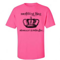 Unisex Ultra Cotton Safety Neon Crewneck Tee