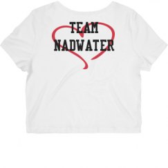 Ladies Slim Fit Crop Top Tee