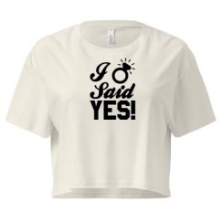 Ladies Festival Cali Crop Top Tee