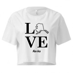 Ladies Festival Cali Crop Top Tee