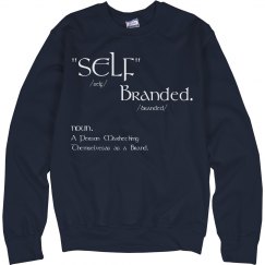 Self~Branded Sweat Shirt Navy