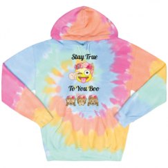 Unisex Tie-Dye Fleece Hoodie