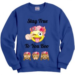 Unisex Film and Foil Crewneck Sweatshirt