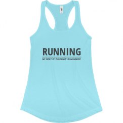 Ladies Slim Fit Racerback Tank Top