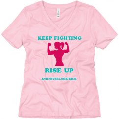 Ladies Relaxed Fit V-Neck Tee