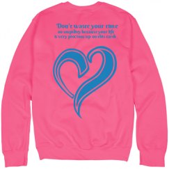 Unisex Neon Crewneck Sweatshirt