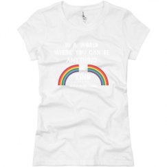 Ladies Slim Fit Basic Promo Jersey Tee