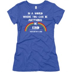 Ladies Slim Fit Super Soft Triblend Tee