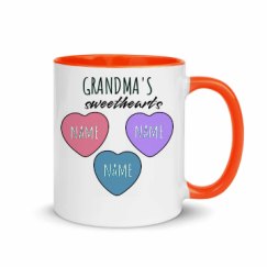 11oz Ceramic Mug with Color Inside