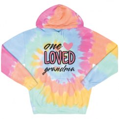 Unisex Tie-Dye Fleece Hoodie